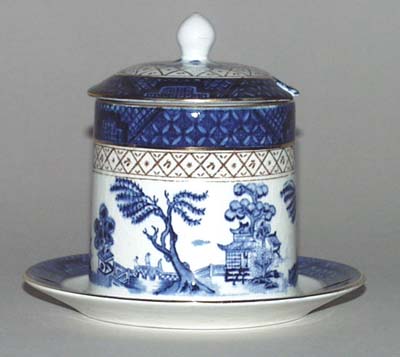 Jam or Preserve Pot with fixed stand c1930